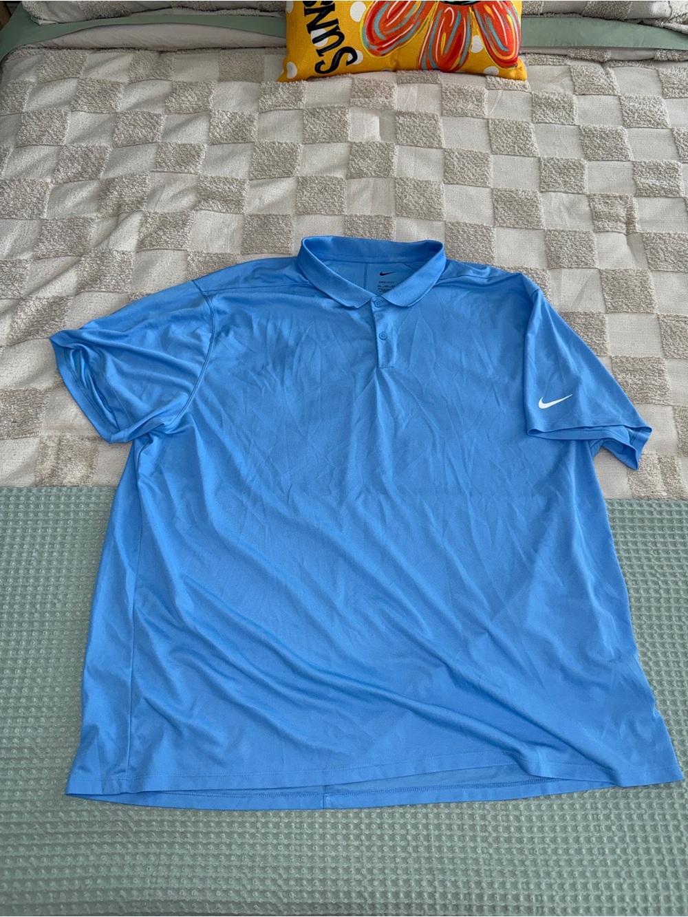 NWOT Nike Men’s Sky Blue Dri-FIT Polo Shirt 4XL